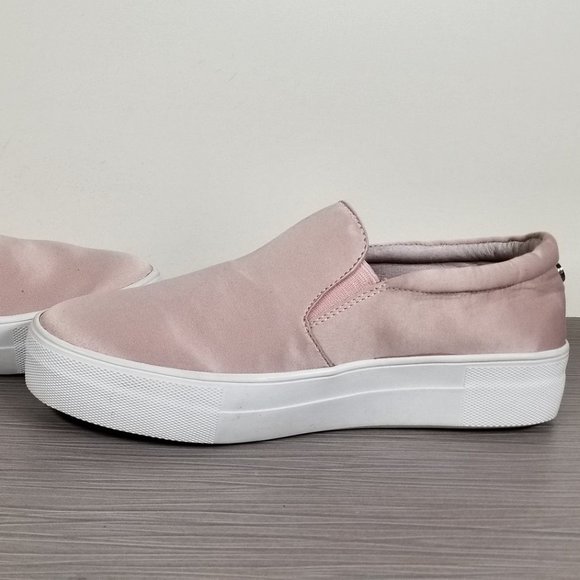 Steve Madden Giles Sneakers, Pink Satin, Womens Various Sizes - Picture 6 of 9